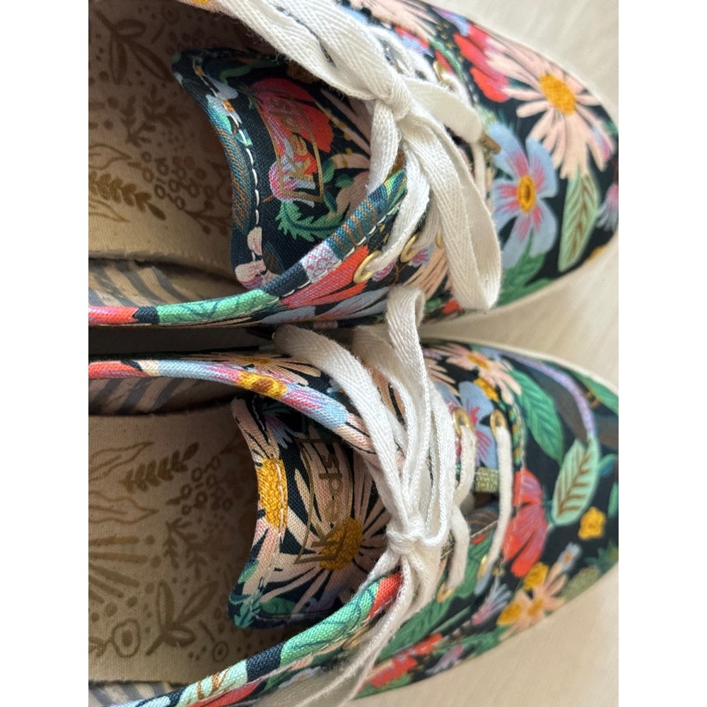 Keds x Rifle Paper Champion Dovecote blue floral summer sneakers - Picture 8 of 10